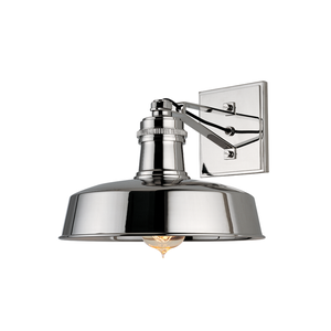 Hudson Falls Wall Sconce in POLISHED NICKEL thumbnail