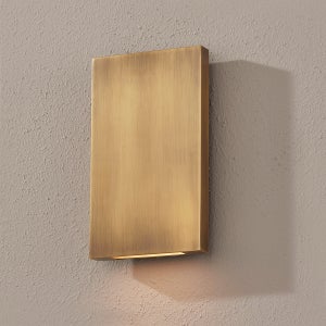 Thayne Exterior Wall Sconce in PATINA BRASS thumbnail 3