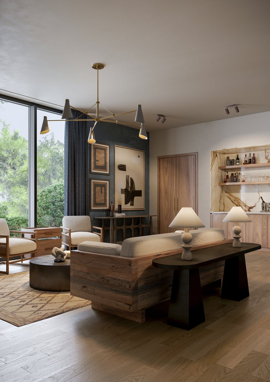Troy Lighting ANDERSEN Chandelier — F4369-PBR/BRZ