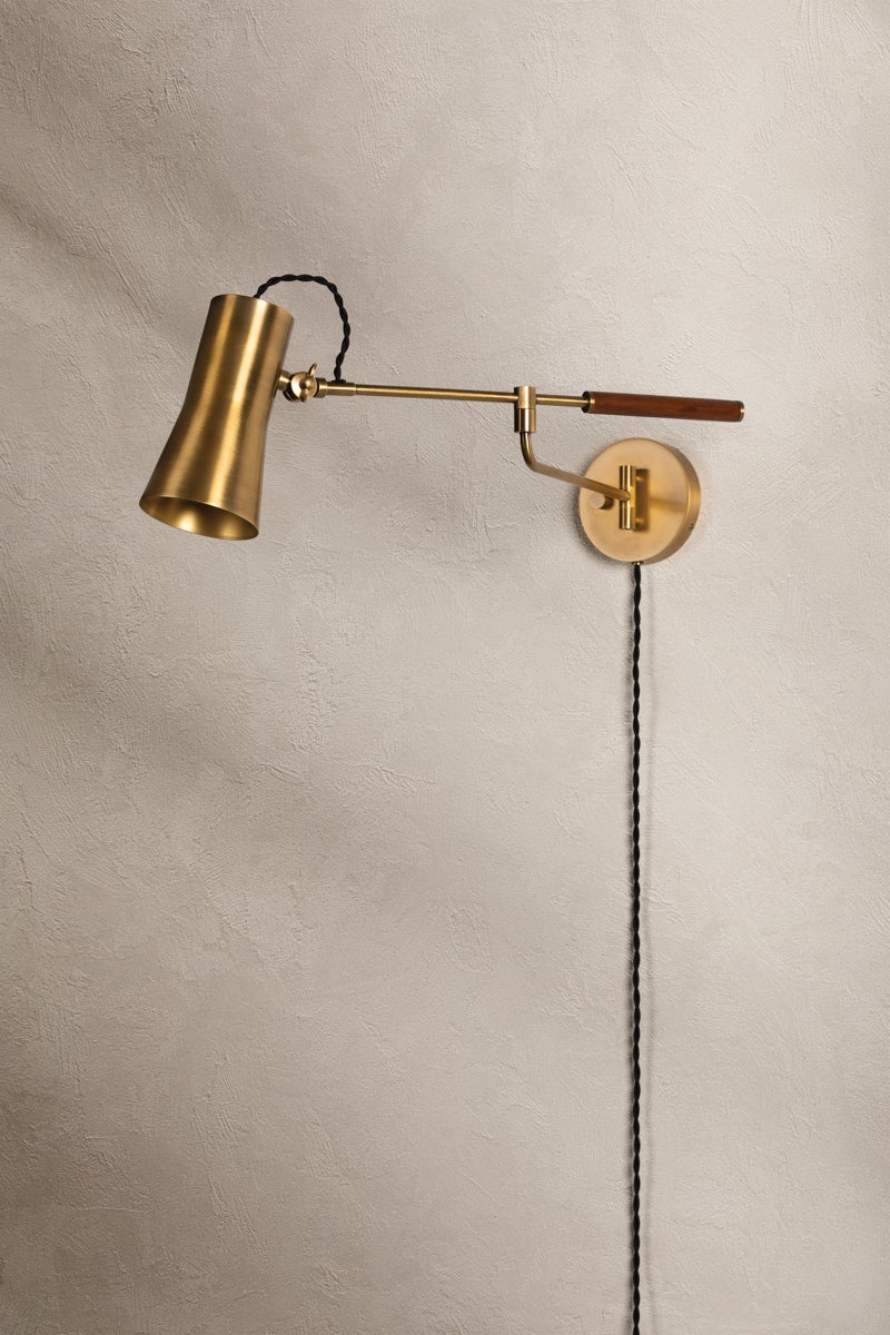 Troy Lighting NOVEL Plug-in Sconce — PTL1308-PBR