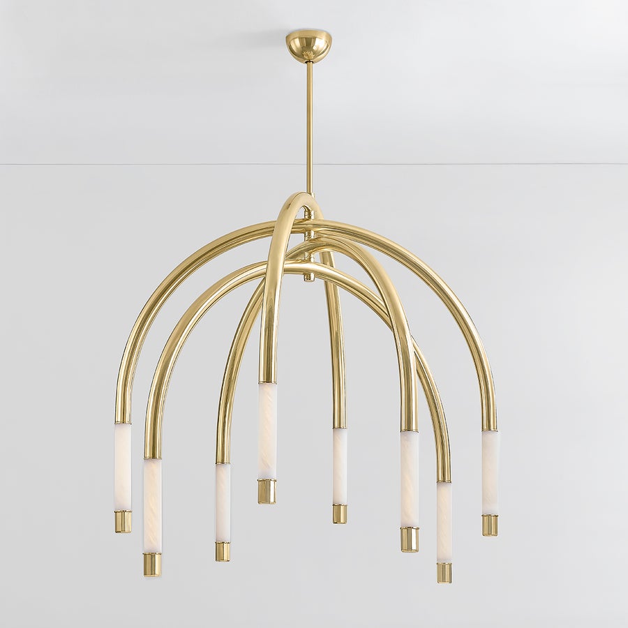 Corbett Lighting ZEME Chandelier — 471-48-VPB