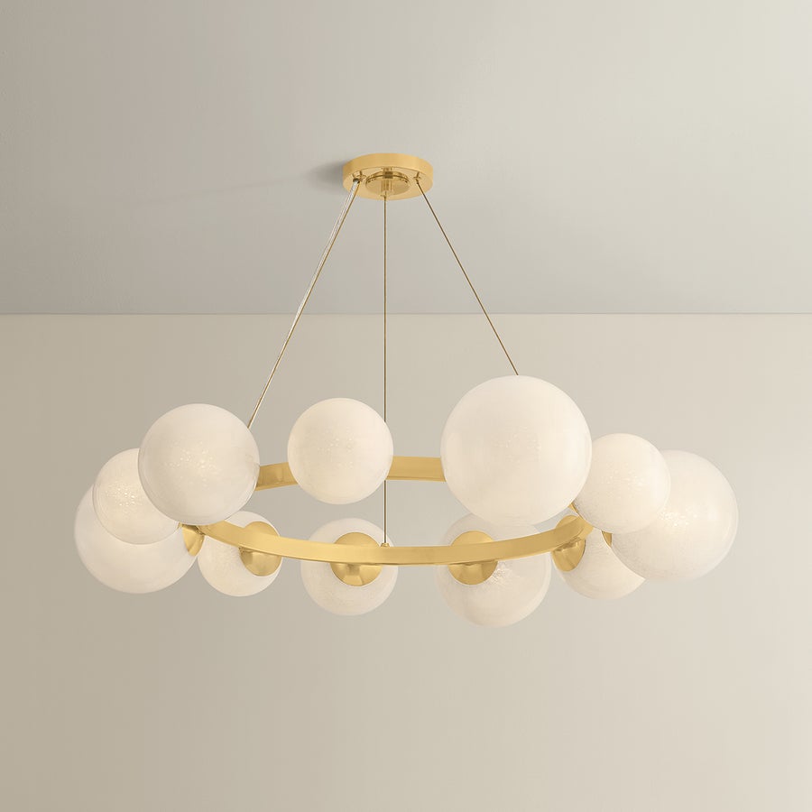 Hudson Valley Lighting Pacama Chandelier — Aged Brass