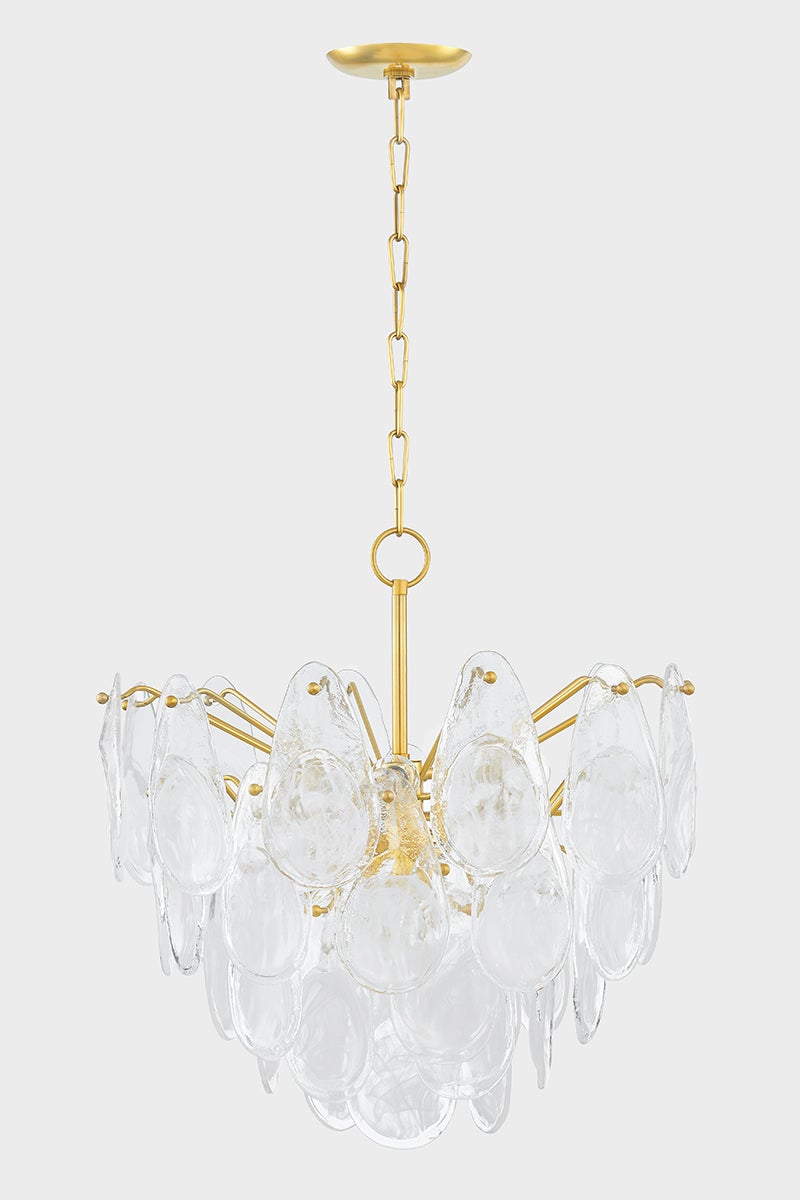 Hudson Valley Lighting DARCIA Chandelier — Aged Brass