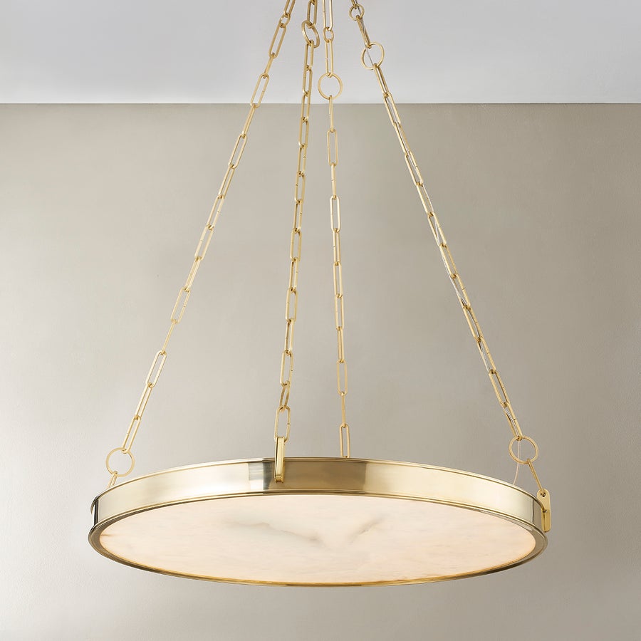 Hudson Valley Lighting Kirby Chandelier — Aged Brass