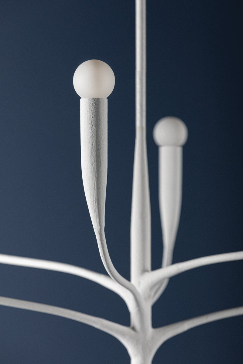Hudson Valley Lighting Labra Chandelier — White Plaster