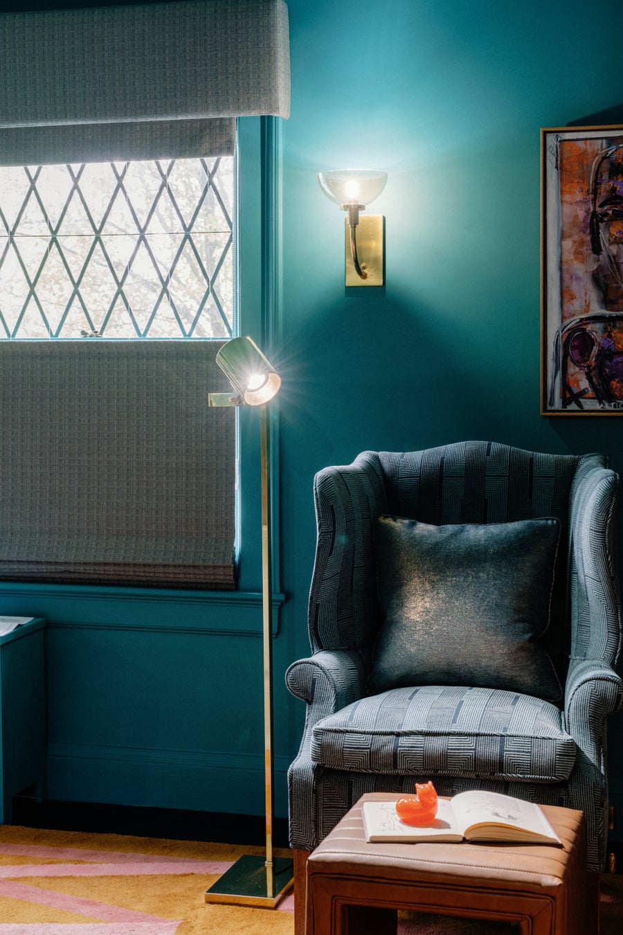 Hudson Valley Lighting HIGHGROVE Floor Lamp — Aged Brass