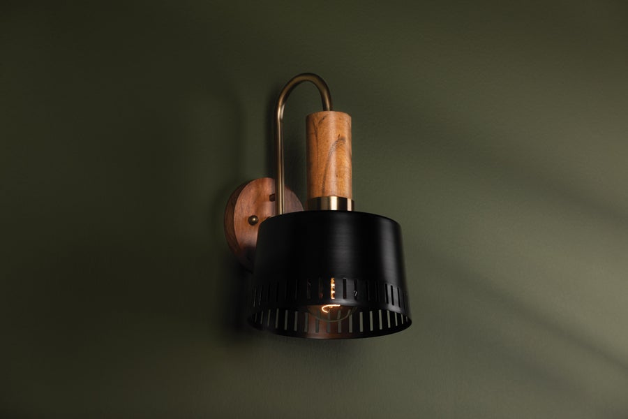 Troy Lighting MEMPHIS Wall Sconce — B8614-PBR/SBK