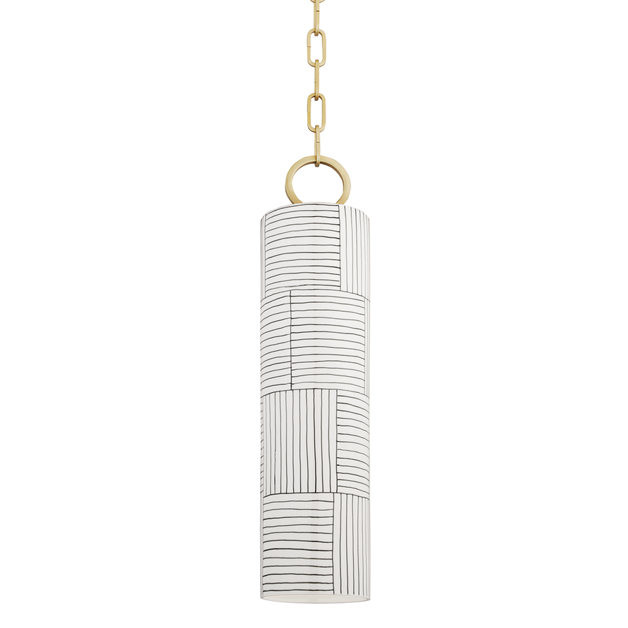 Hudson Valley Lighting Brookville Pendant — 2384-AGB/ST