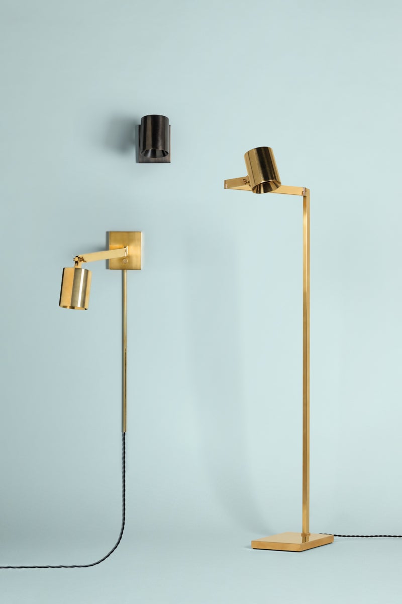 Hudson Valley Lighting HIGHGROVE Floor Lamp — Aged Brass
