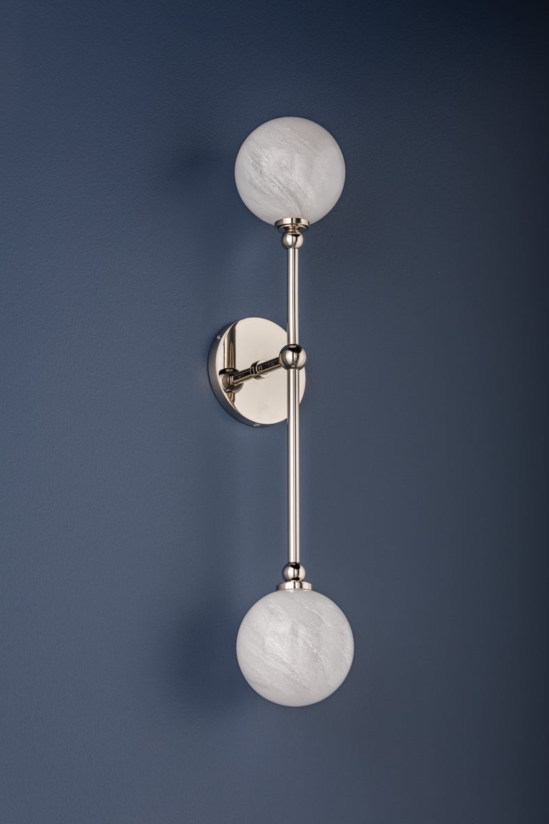 Hudson Valley Lighting Andrews Wall Sconce — Polished Nickel