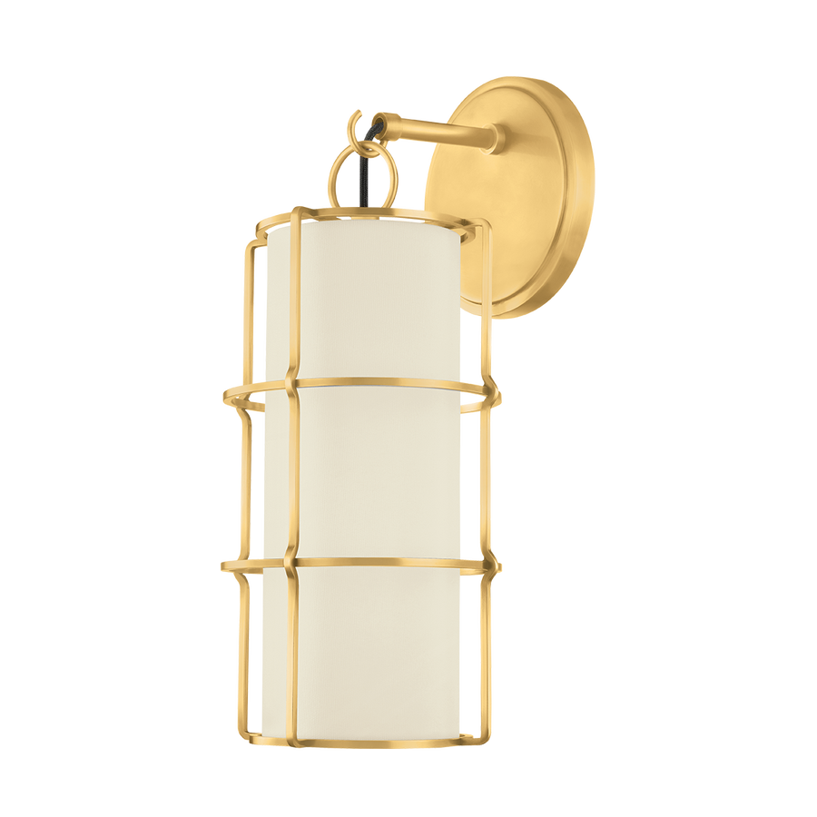 Hudson Valley Lighting Sovereign Wall Sconce — Aged Brass