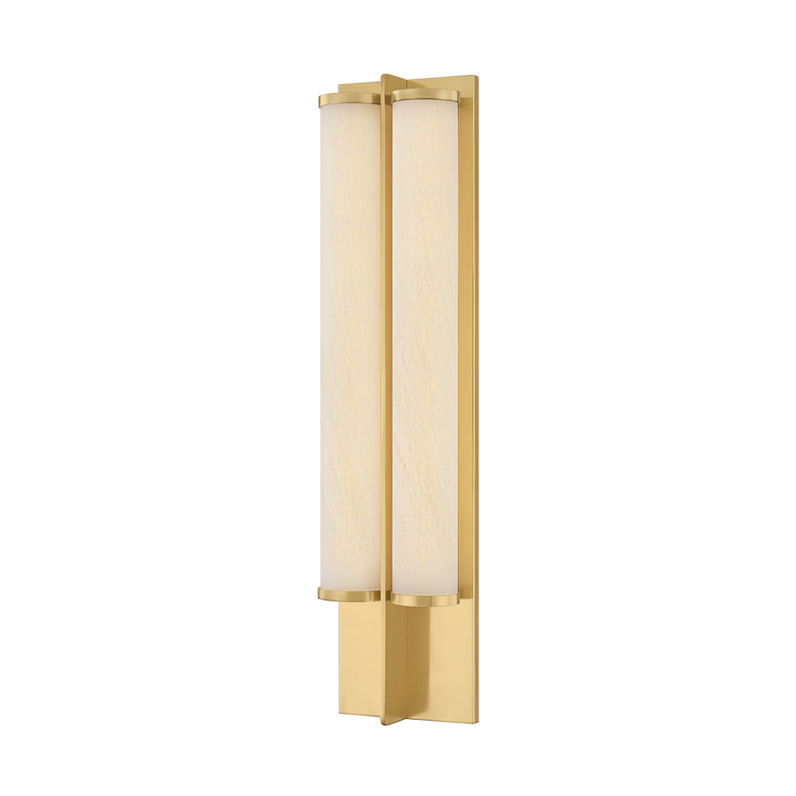 Hudson Valley Lighting Northfield Wall Sconce — Aged Brass