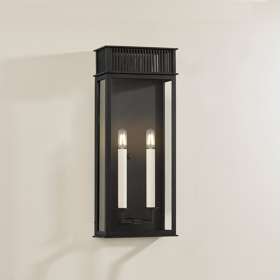 Troy Lighting Gridley Exterior Wall Sconce — B6022-TBK