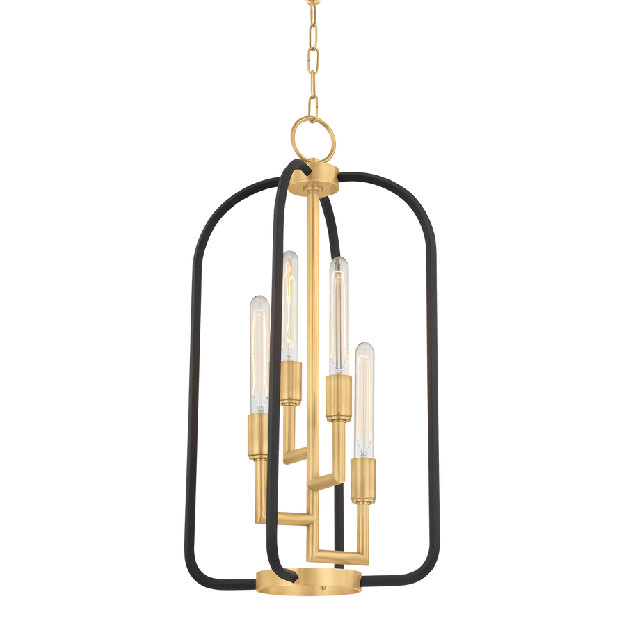 Hudson Valley Lighting Angler Lantern — Aged Brass