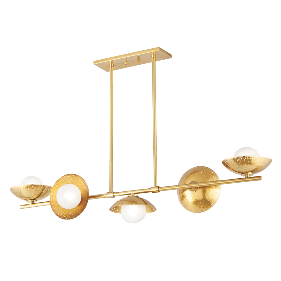Hudson Valley Lighting Glimmer Linear — Aged Brass