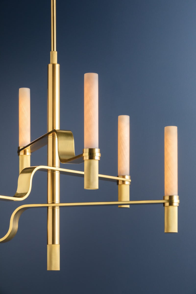 Hudson Valley Lighting ALLENTOWN Chandelier — Aged Brass