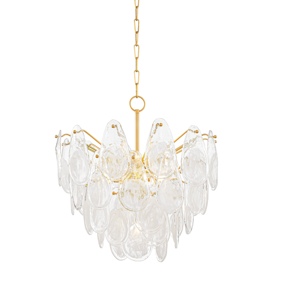 Hudson Valley Lighting DARCIA Chandelier — Aged Brass