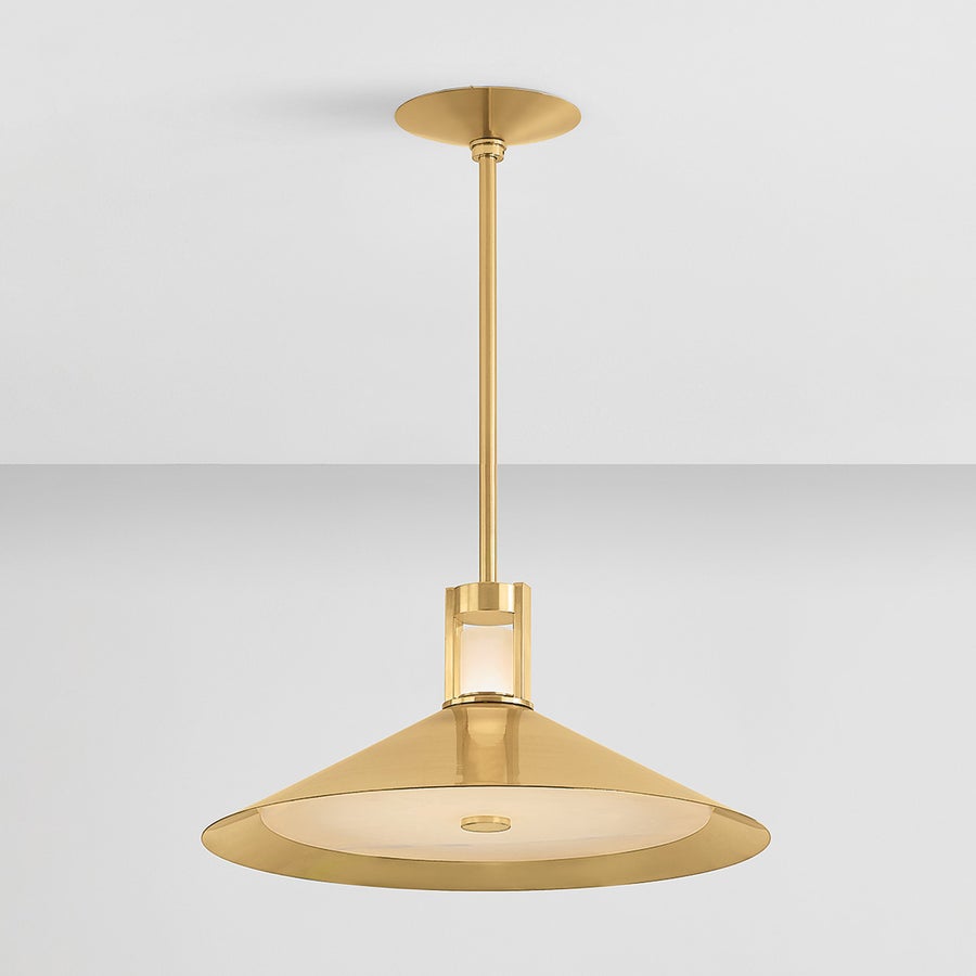 Hudson Valley Lighting CLERMONT PENDANT — Aged Brass