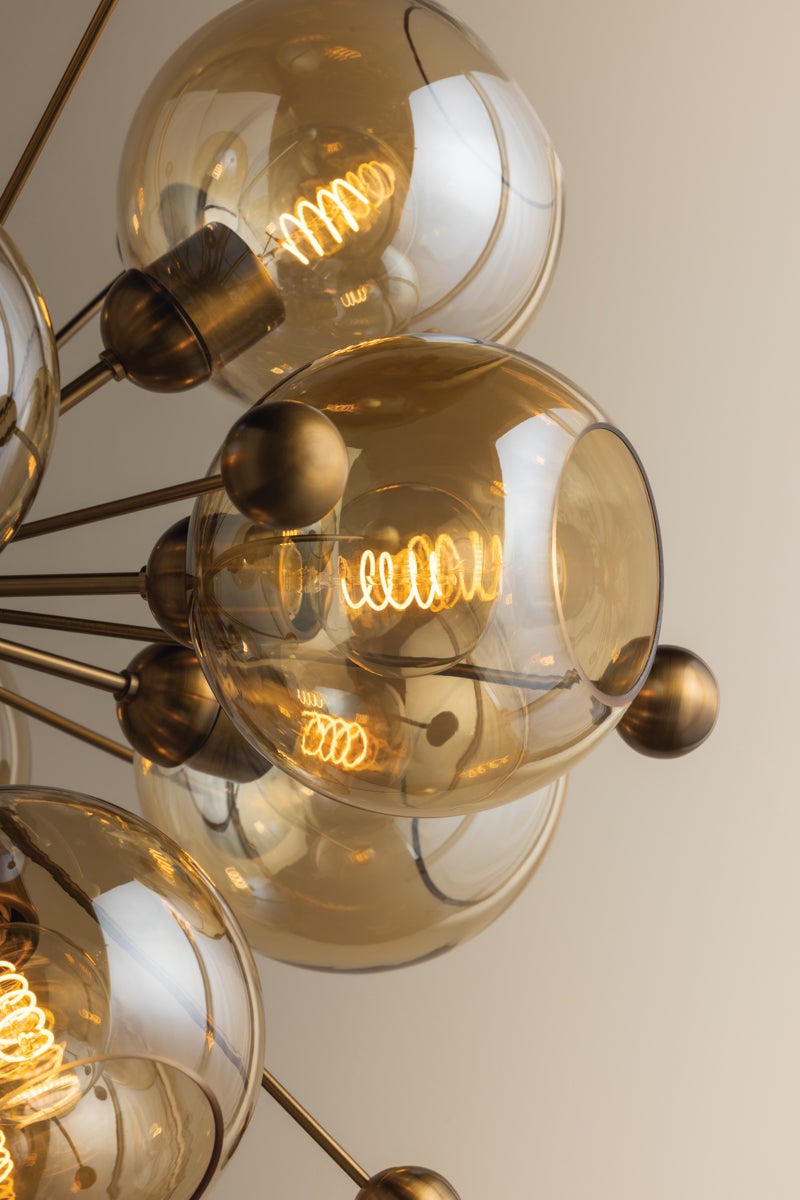 Troy Lighting ELLORY CHANDELIER — F1232-PBR