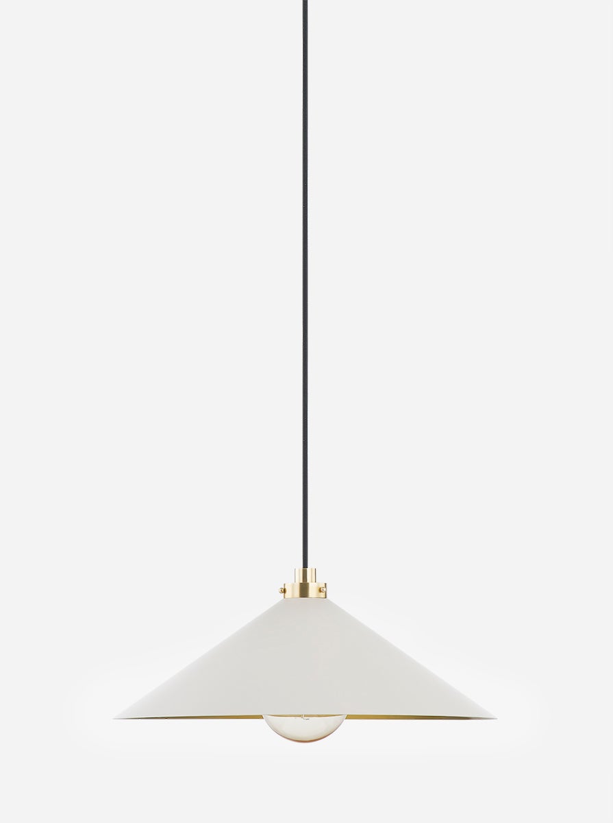 Hudson Valley Lighting CLIVEDON Pendant — MDS1402-AGB/OW
