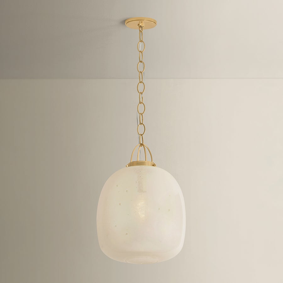 Hudson Valley Lighting Enosburg Pendant — Aged Brass