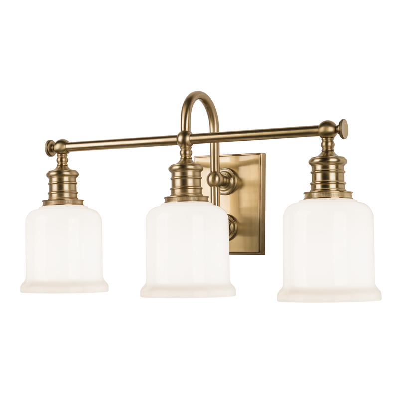 Hudson Valley Lighting Keswick Bath and Vanity — Aged Brass