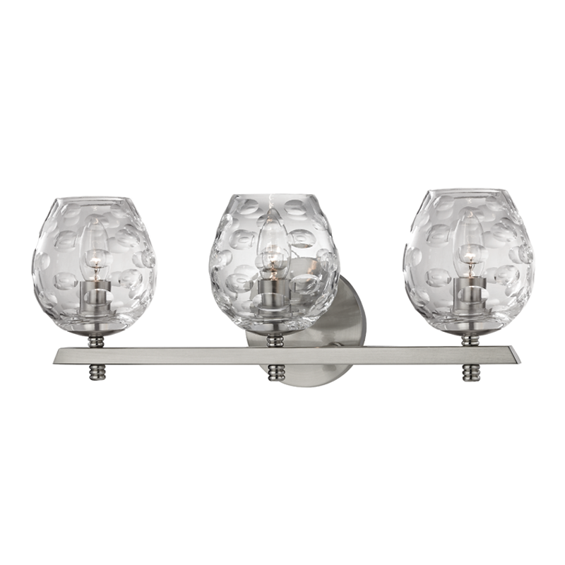 Hudson Valley Lighting Burns Bath and Vanity — Satin Nickel
