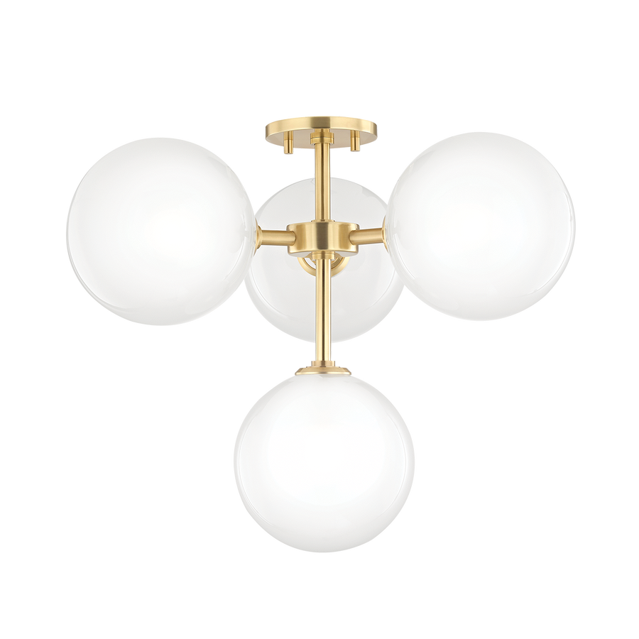 Mitzi Ashleigh Semi Flush — H122604-AGB