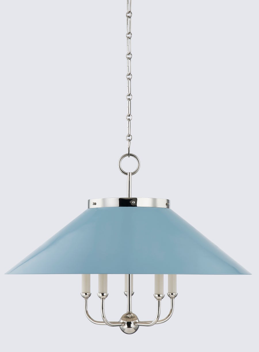Hudson Valley Lighting CLIVEDON Chandelier — MDS1403-PN/BB