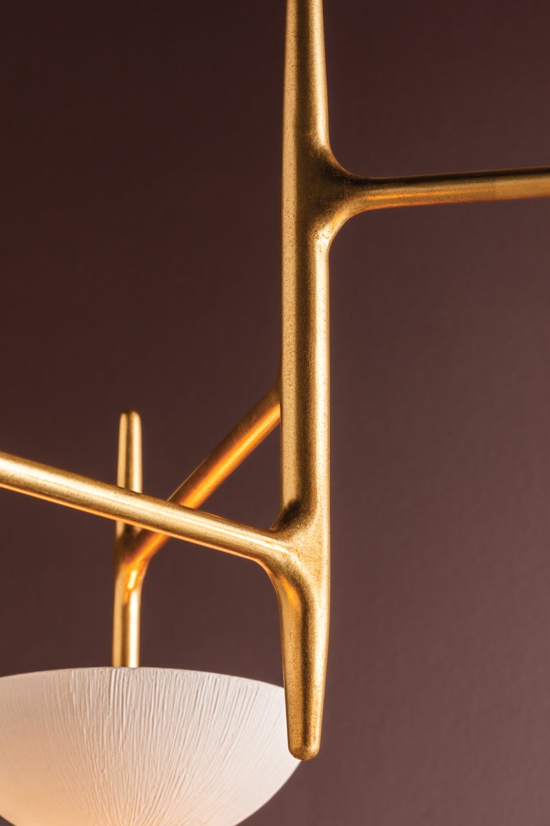 Corbett Lighting EVANDER Chandelier — 477-42-VGL/GSW