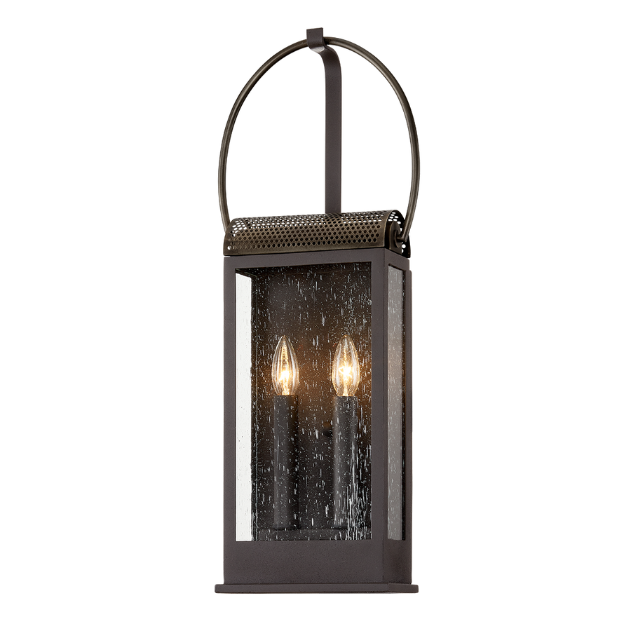 Troy Lighting Holmes Exterior Wall Sconce — B7422-HZ/BR
