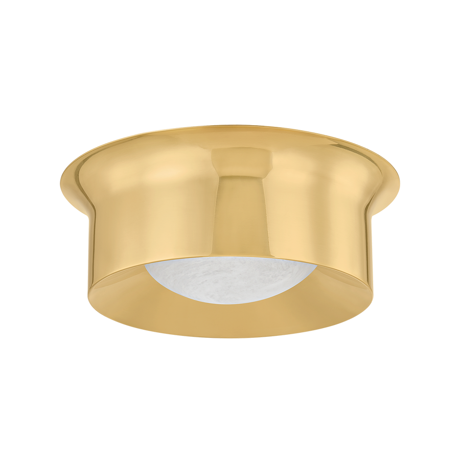 Hudson Valley Lighting NOXON Flush Mount — Aged Brass