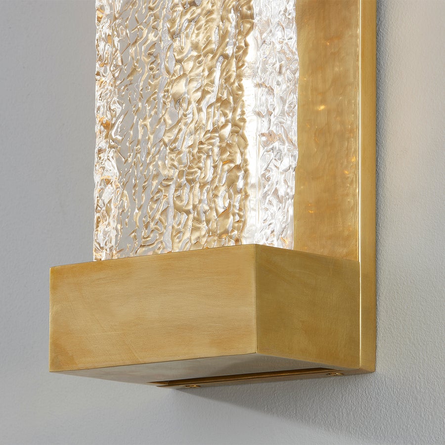 Hudson Valley Lighting Wharton Wall Sconce — Aged Brass