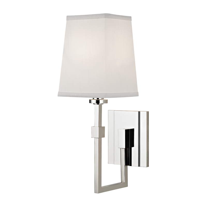 Hudson Valley Lighting Fletcher Wall Sconce — Polished Nickel