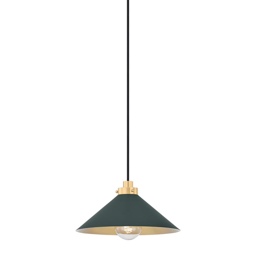 Hudson Valley Lighting Clivedon Pendant — MDS1401-AGB/SSG