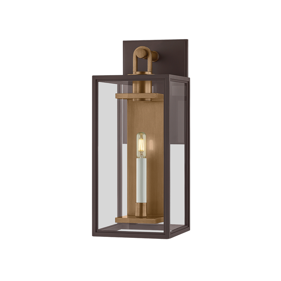 Troy Lighting Arnold Exterior Wall Sconce — B6520-PBR/TBZ