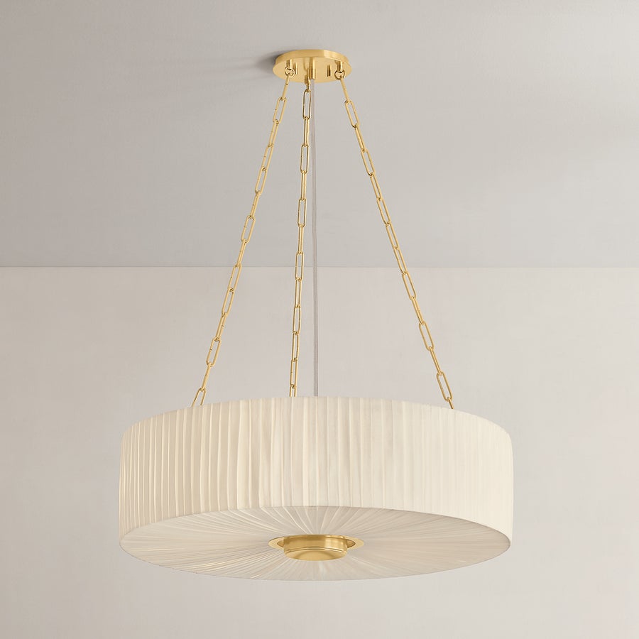 Hudson Valley Lighting Camby Chandelier — Aged Brass