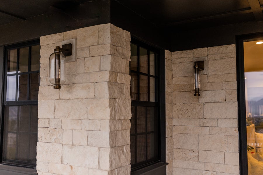Troy Lighting Atwater Exterior Wall Sconce — B7033-PBR