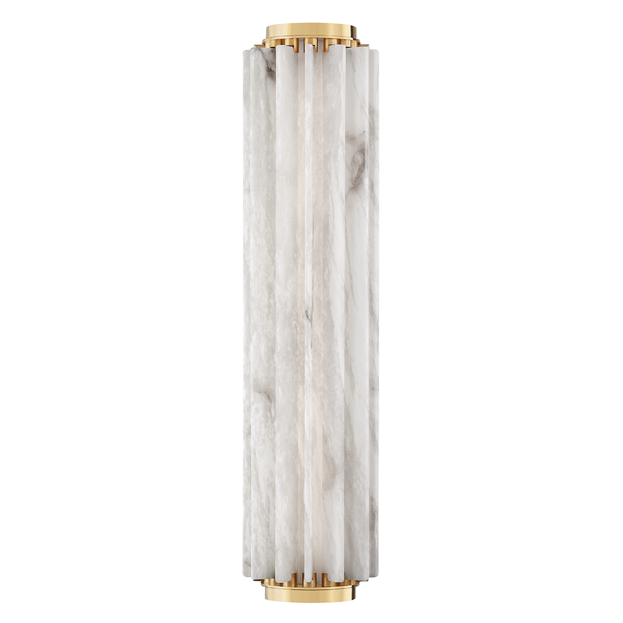 Hudson Valley Lighting Hillside Wall Sconce — Aged Brass