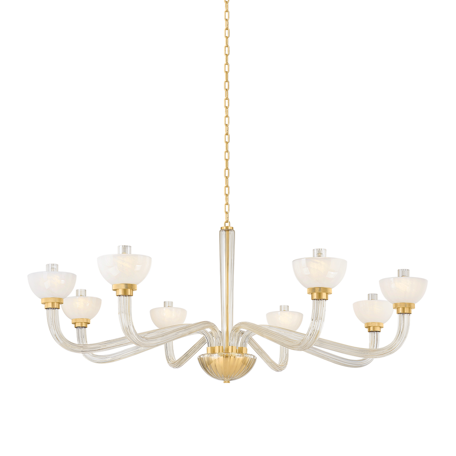 Hudson Valley Lighting ST. LAWRENCE Chandelier — Aged Brass