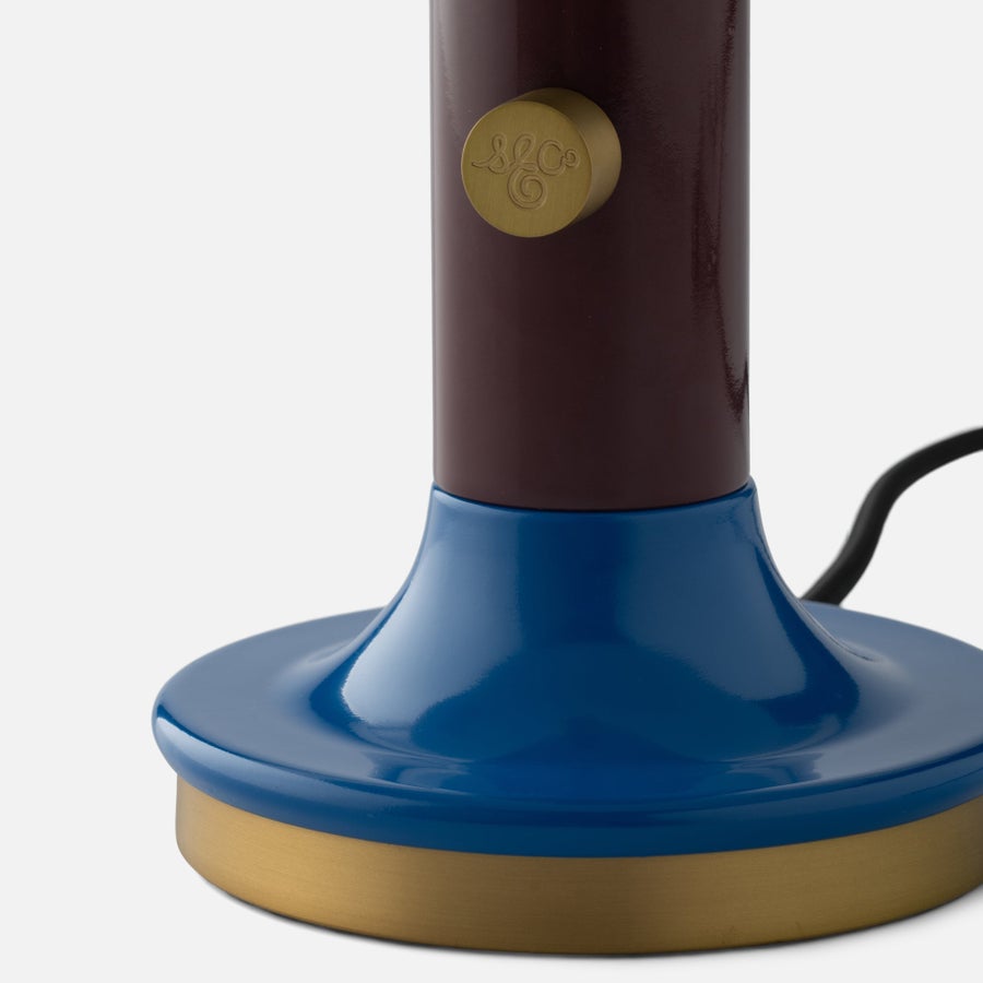 Schoolhouse Evelyn Mini Table Lamp — SH148321-BU-GS