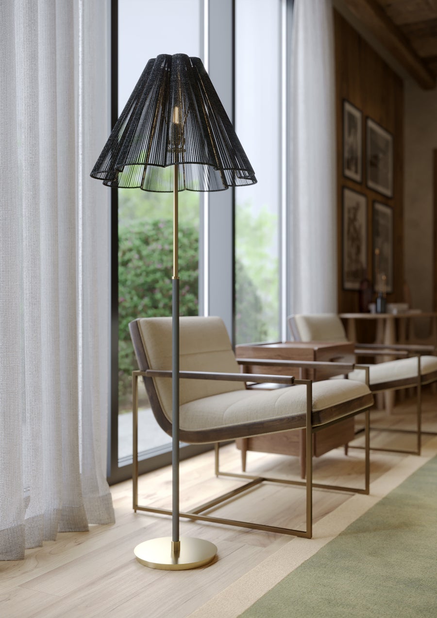 Troy Lighting Sonoma Floor Lamp — PFL3464-PGL