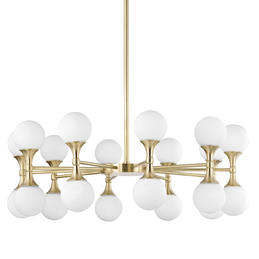 Hudson Valley Lighting Astoria Chandelier — Aged Brass