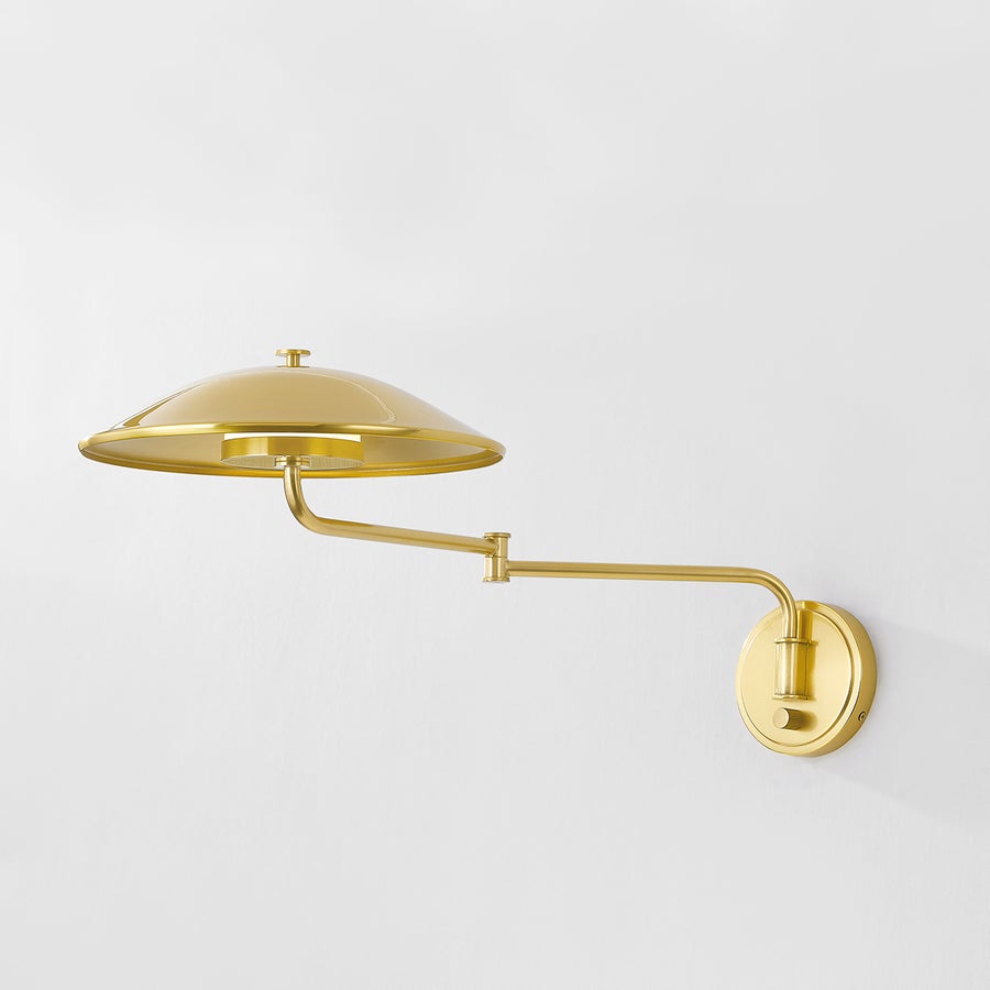 Hudson Valley Lighting BROCKVILLE Wall Sconce — Aged Brass
