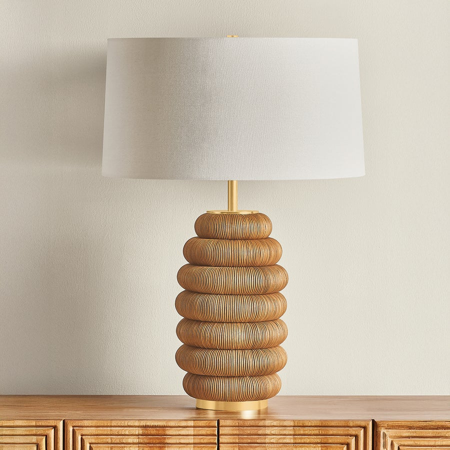 Hudson Valley Lighting Winbrook Table Lamp — Aged Brass