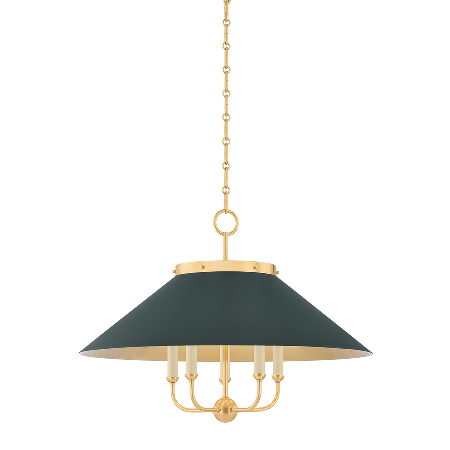 Hudson Valley Lighting Clivedon Chandelier — MDS1403-AGB/SSG