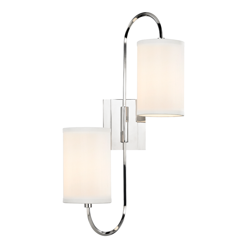 Hudson Valley Lighting Junius Wall Sconce — Polished Nickel