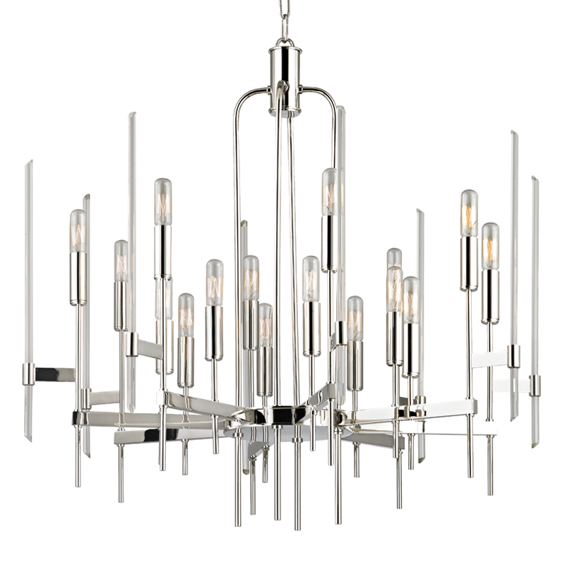 Hudson Valley Lighting Bari Chandelier — Polished Nickel