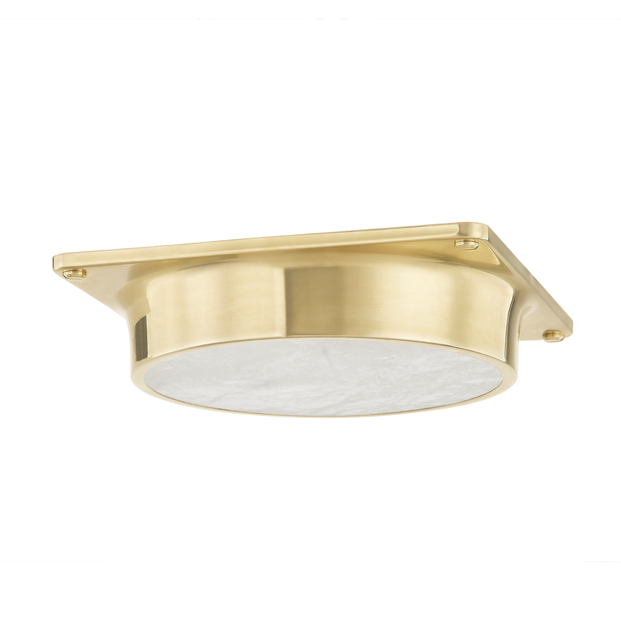 Hudson Valley Lighting Greenwich Flush Mount — Aged Brass