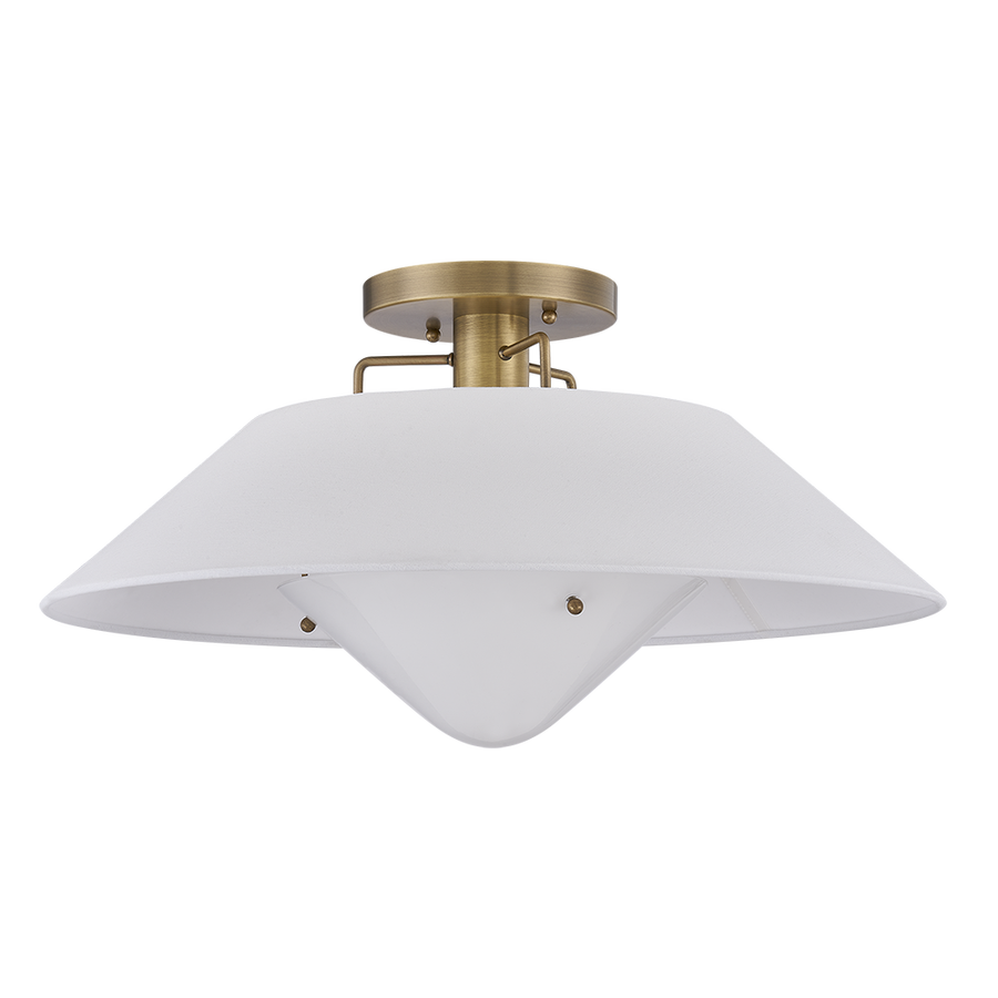 Troy Lighting Otto Semi Flush — C8422-PBR